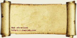 Poleksija Sebić vizit kartica